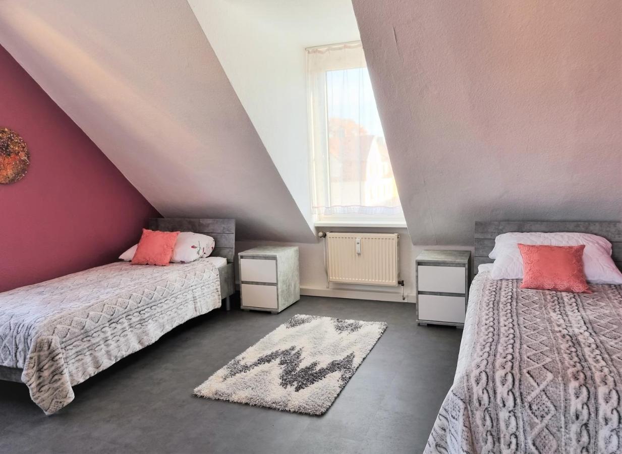 Apartment Bayreuth, Grosse Ferienwohnung Im Haus Mit Kunst, 3 Schlafzimmer, Kueche, Parkplatz エクステリア 写真